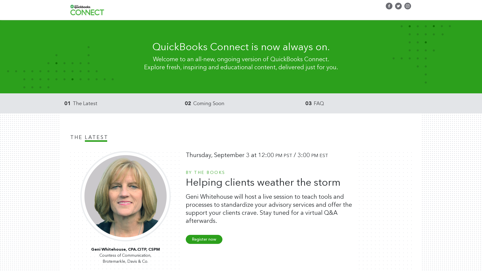 Screenshot https://quickbooksconnect.com/