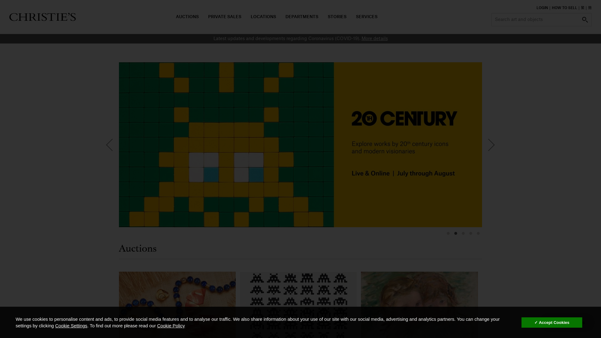 Screenshot https://christies.com/