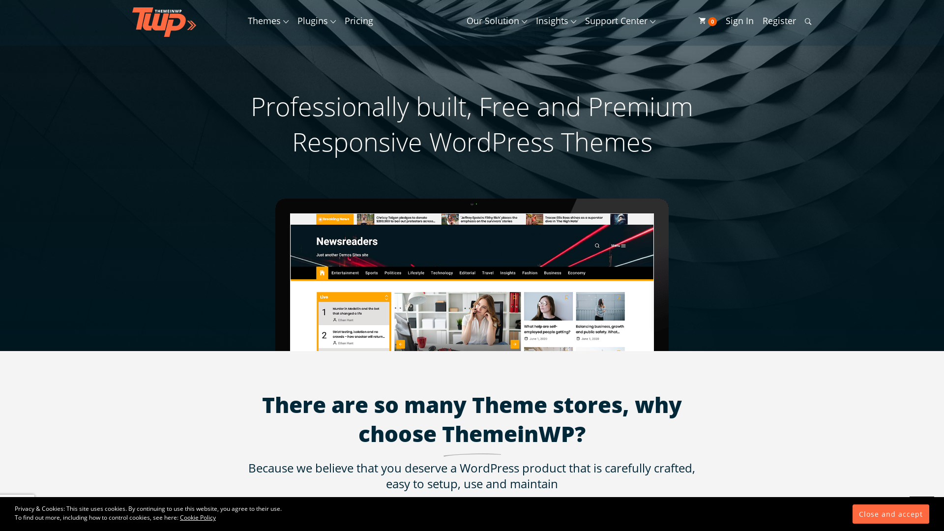 Screenshot https://themeinwp.com/