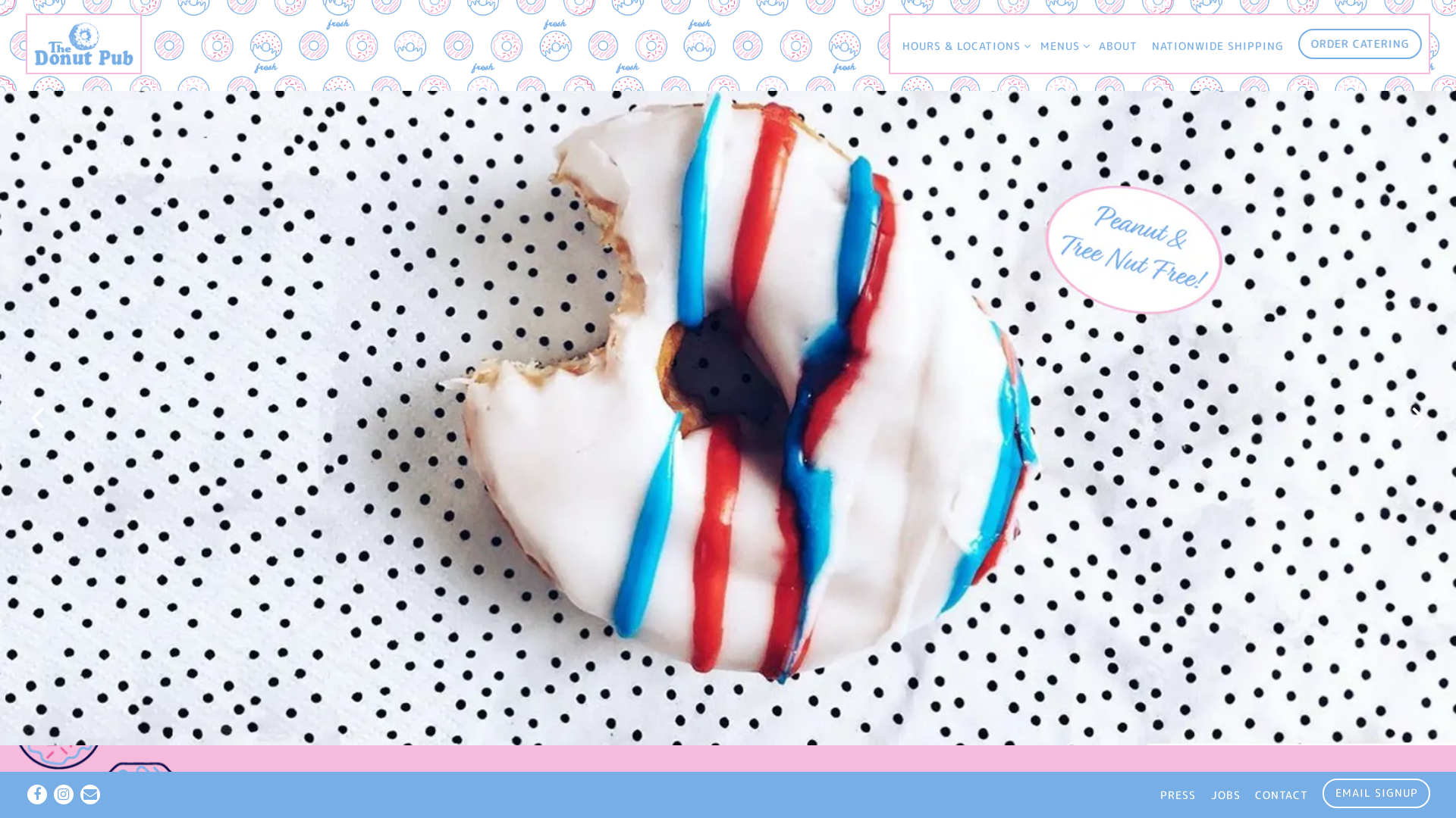 Screenshot https://donutpub.com/